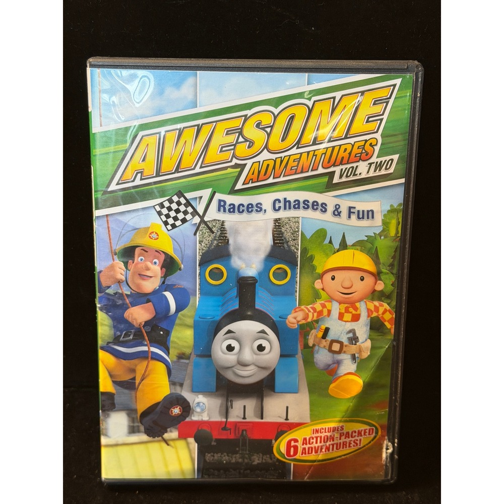 Awesome Adventures Vol 2: Races Chases & Fun, DVD Thomas, Bob,  Fireman Sam